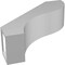 Ekena Millwork 5-in. W x 18-in. D x 18-in. H Geneva Architectural Grade PVC Knee Brace BRCP05X18X18GNV - alternate 2